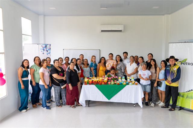 Community members taking part in the social project